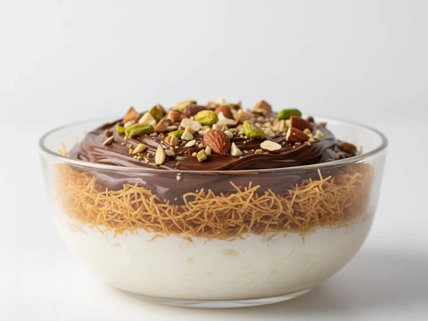 كشري نوتيلا و مكسرات