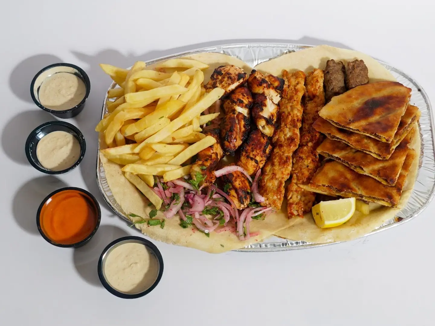 صحن مشويات كبير