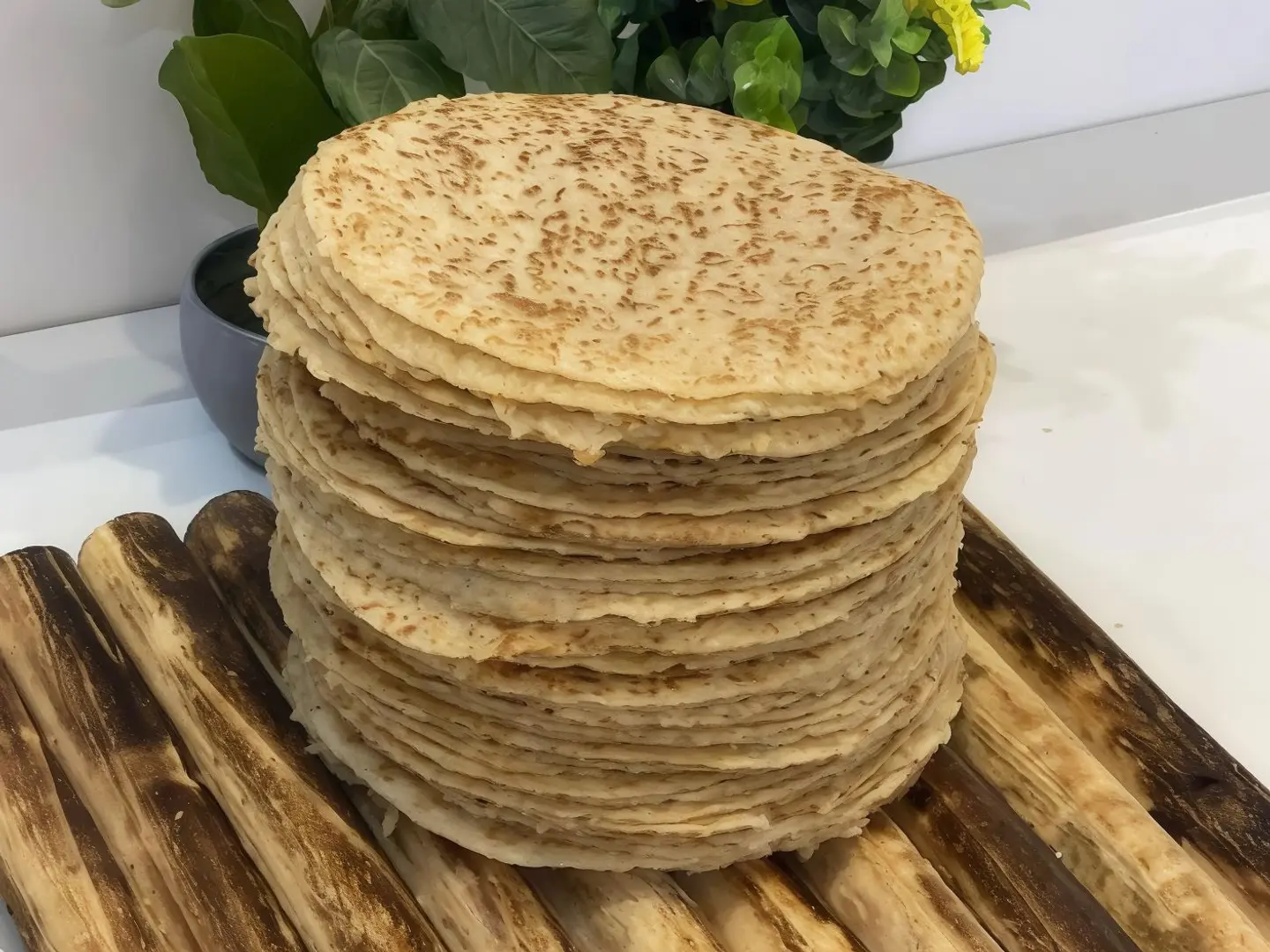 خبز شباتي كيتو ٥ارغفه