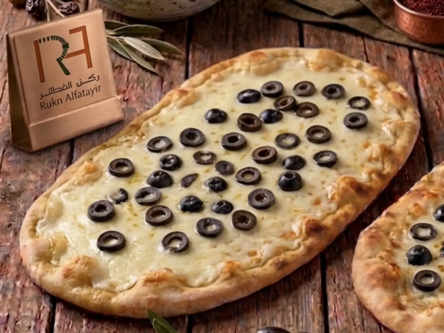 فطيرة جبن وزيتون