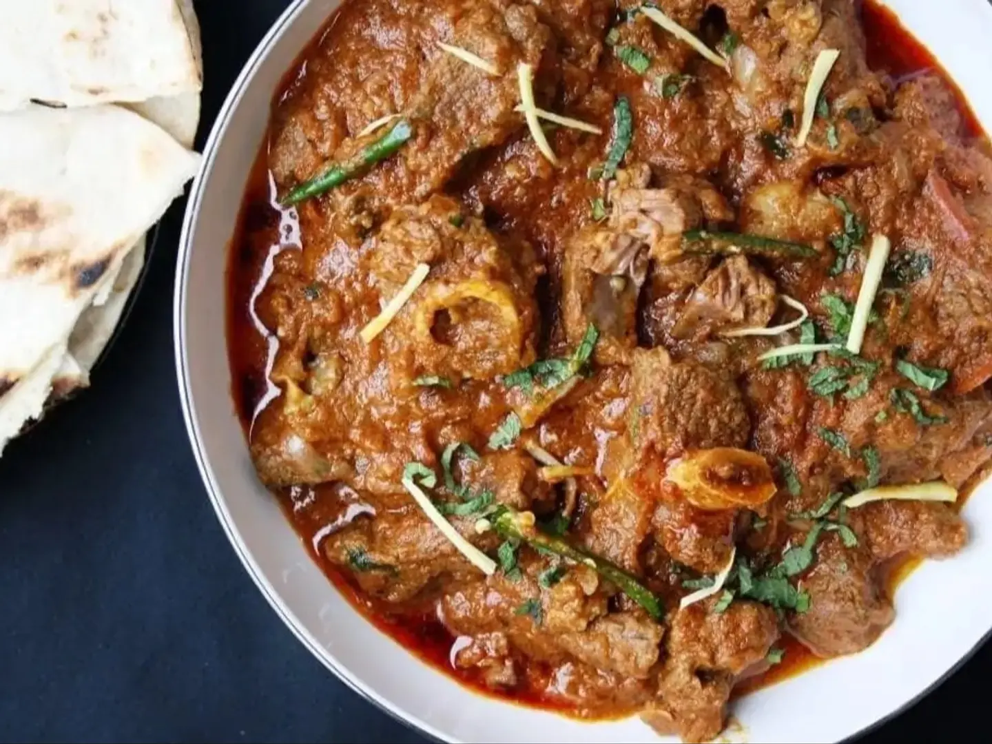 لحم بقري مغولي مع براتا