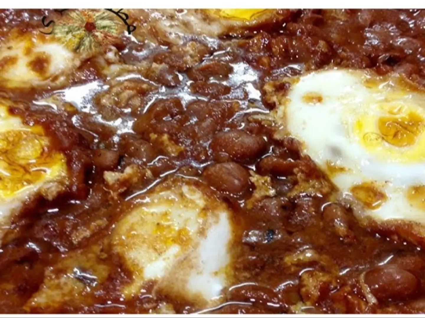 A Can Of Beans With Eggs