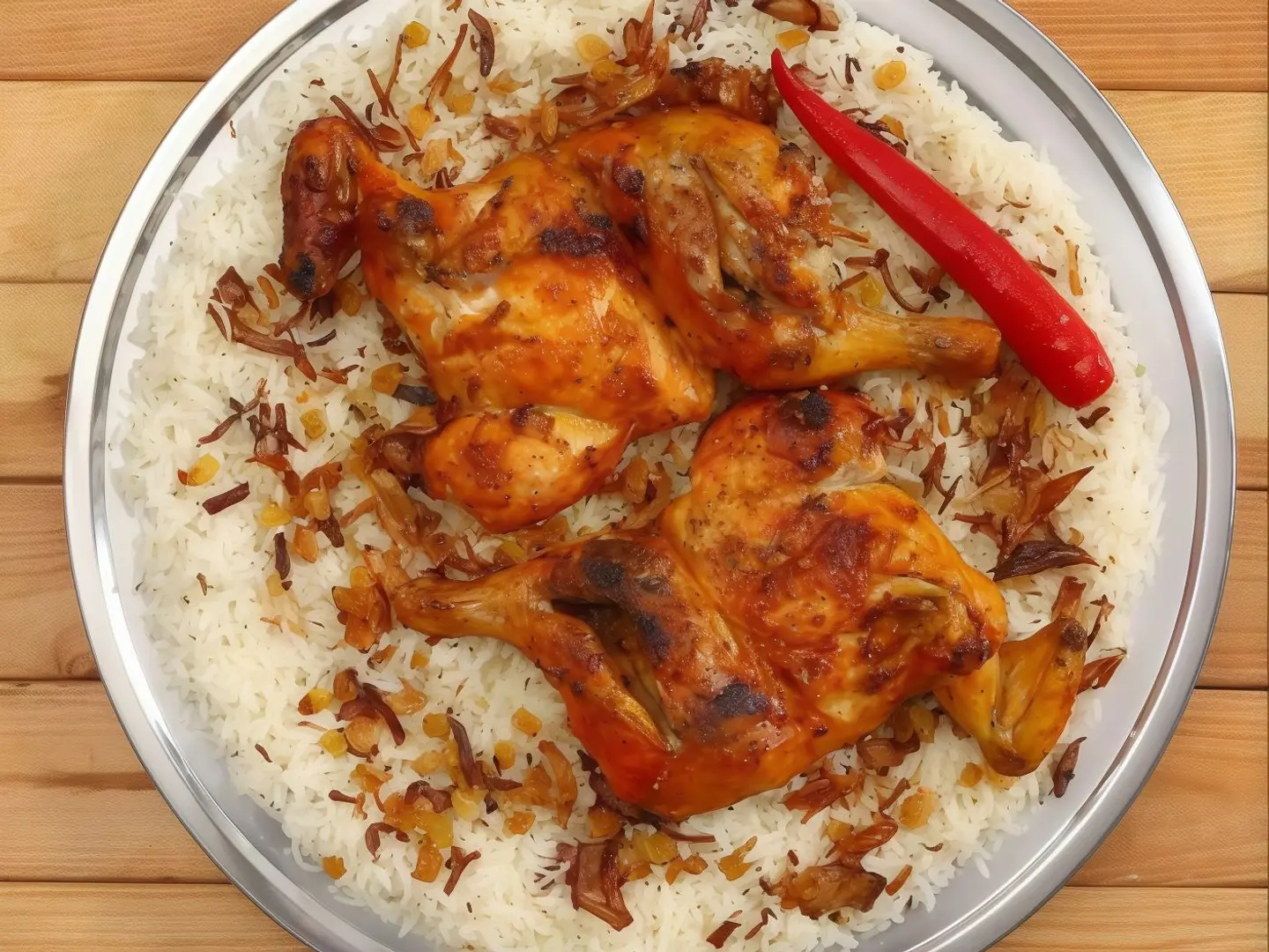 Stone Baked Chicken With Rice