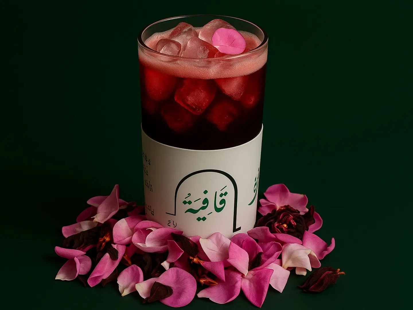 Iced Hibiscus With Madinah Rose