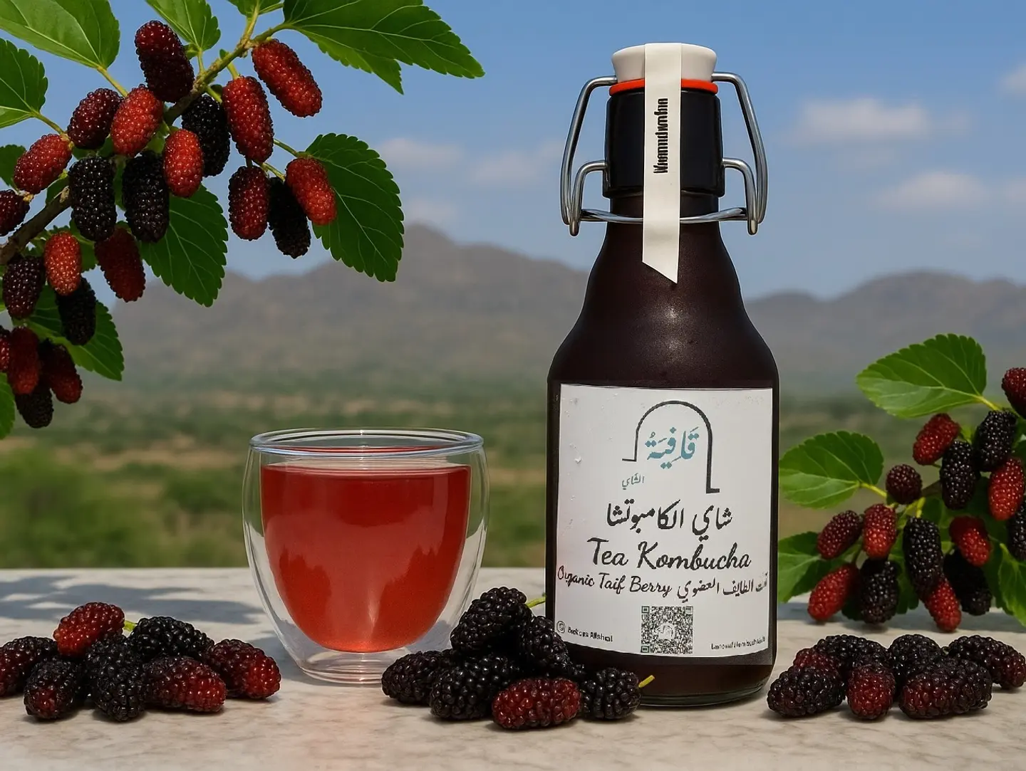 Kombucha Tea Taif Berries