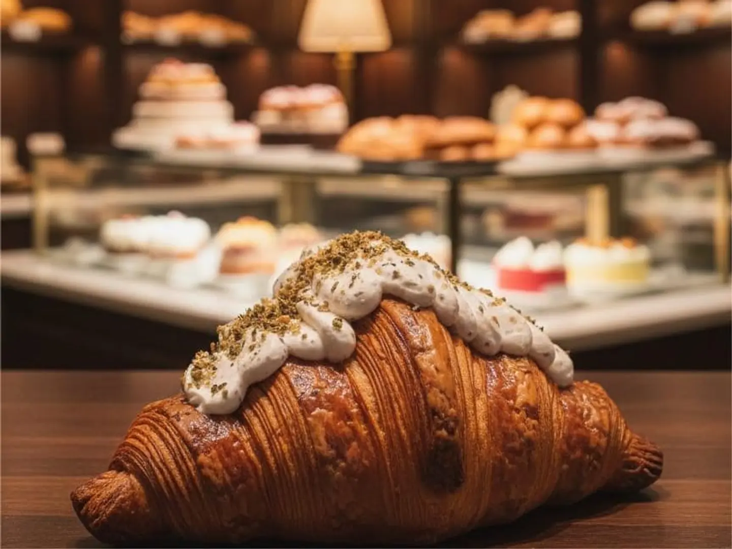 كرواسون لبنة زعتر