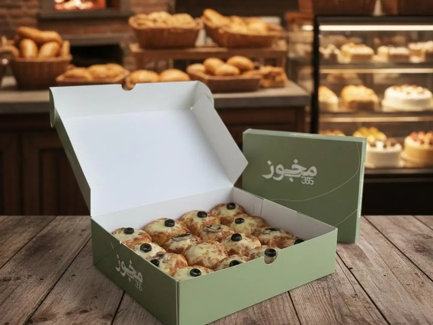 بوكس معجنات ميني متنوع النكهات - 20 قطعة