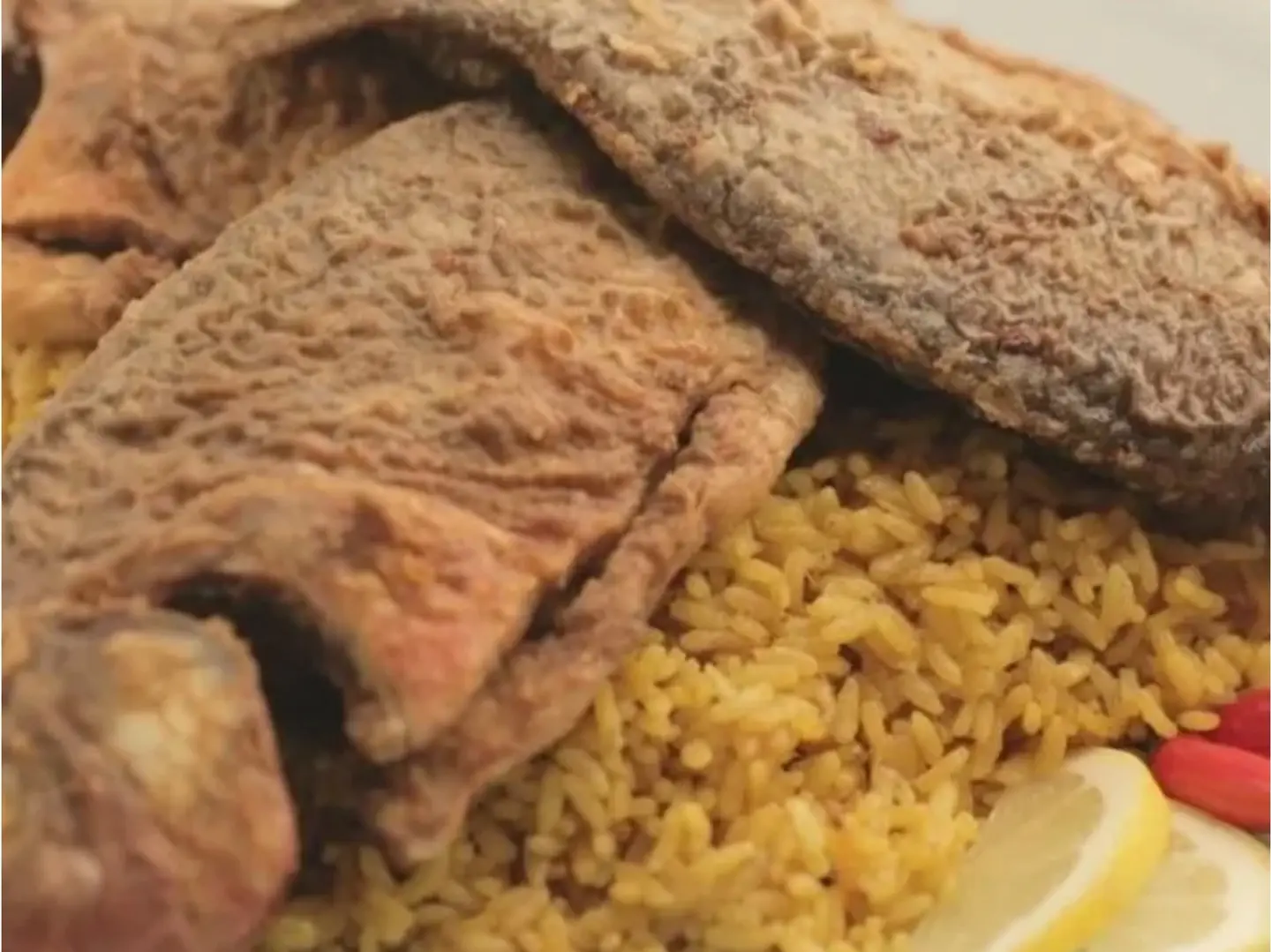 Fried Fish Meal With Rice