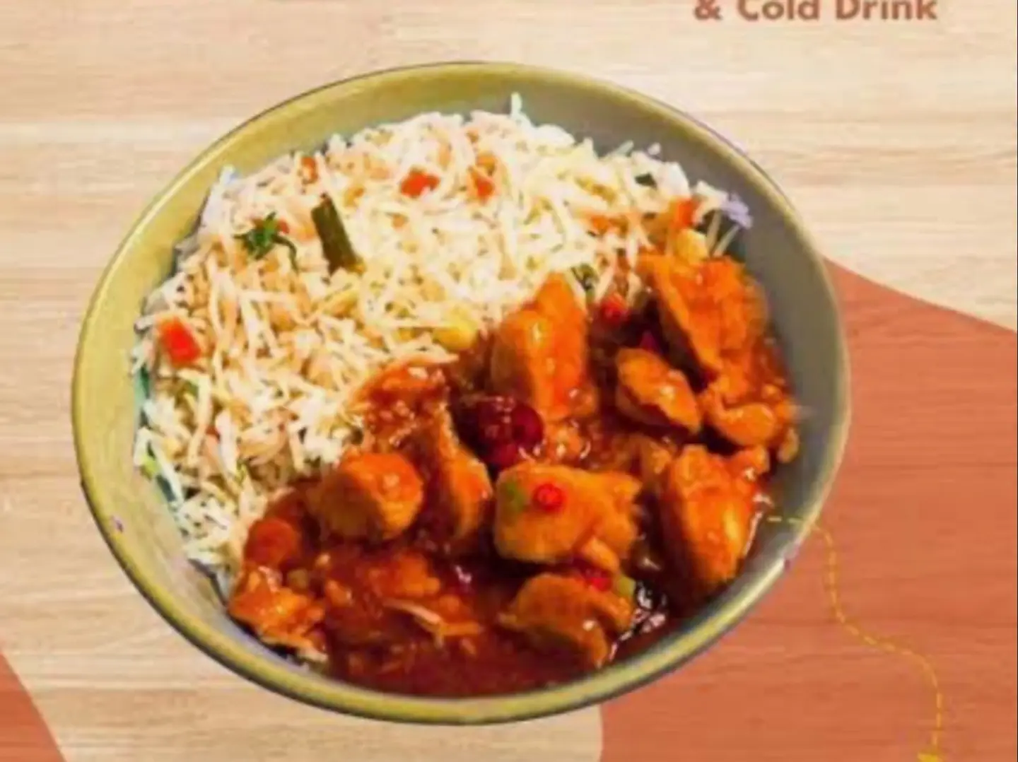 Chicken Manchuria With Fired Rice