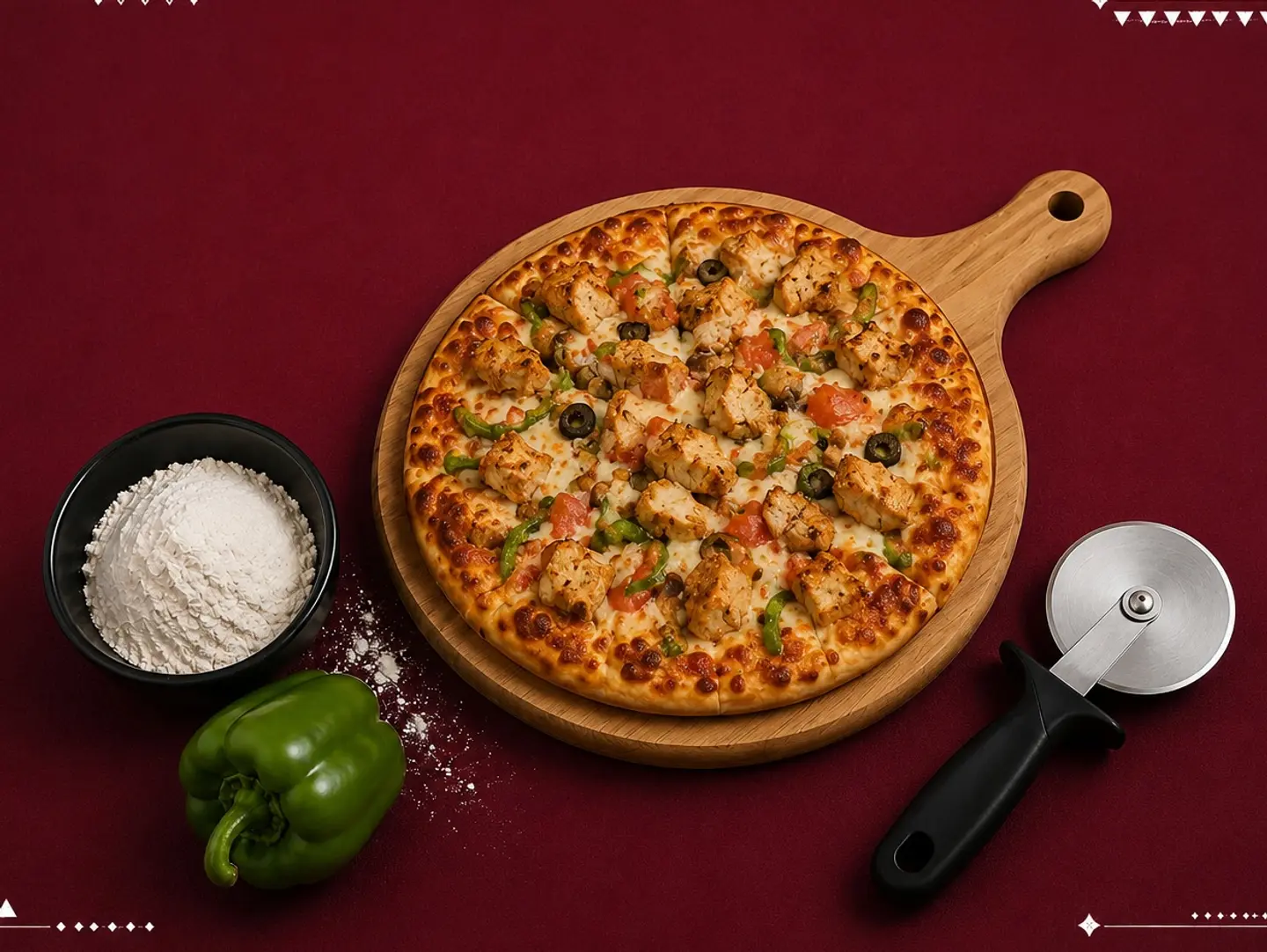 Chicken Fajita Pizza - Medium