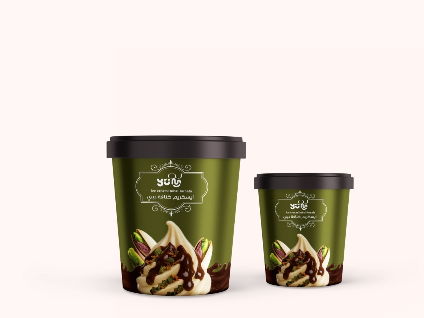 كنافة دبي ايسكريم - كبير