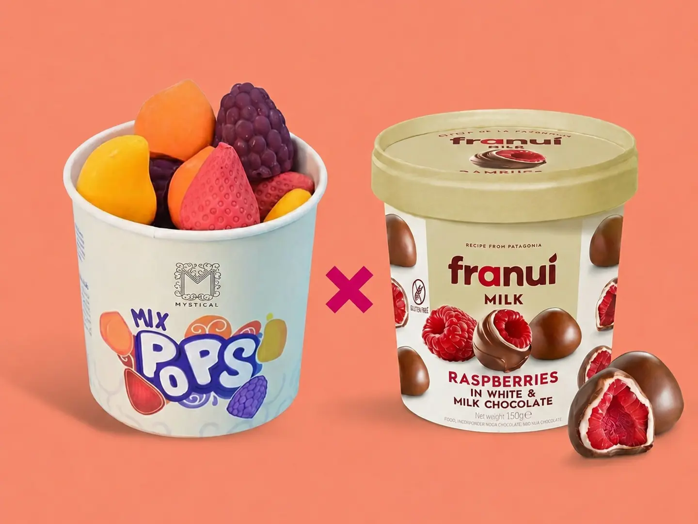 Pops And Franui Milk Combo