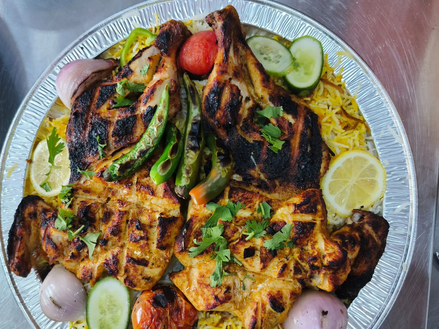 Half A Charcoal Grilled Grain