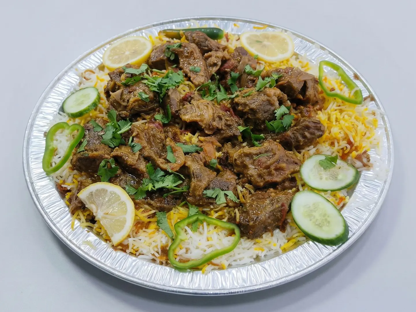 برياني لحم وسط