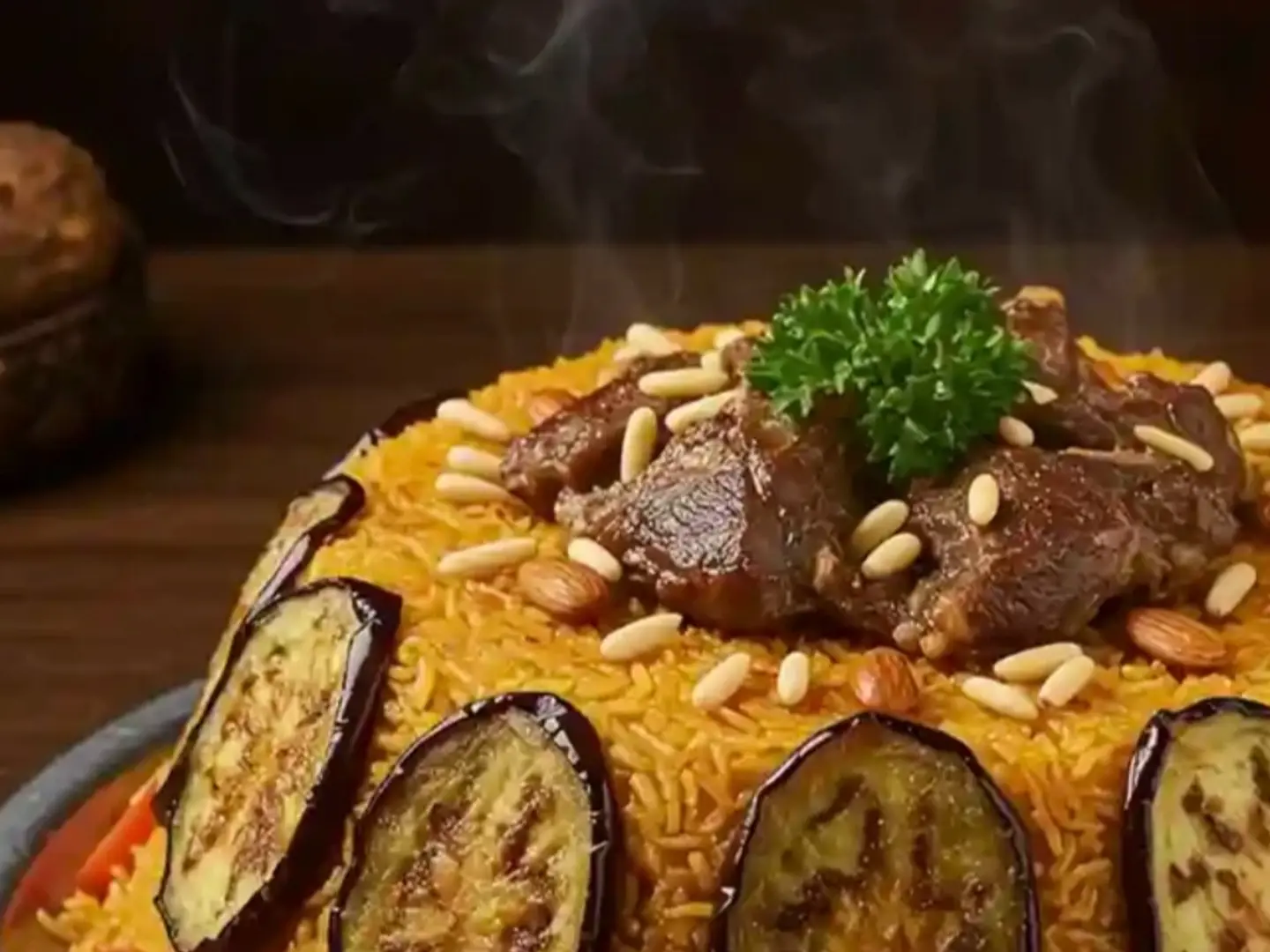 مقلوبة لحم فاخرة