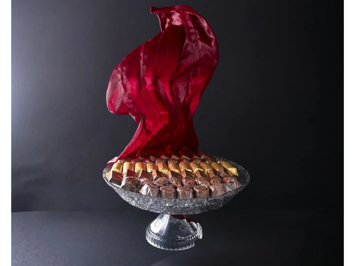 Belgian Chocolate Crystal Dish
