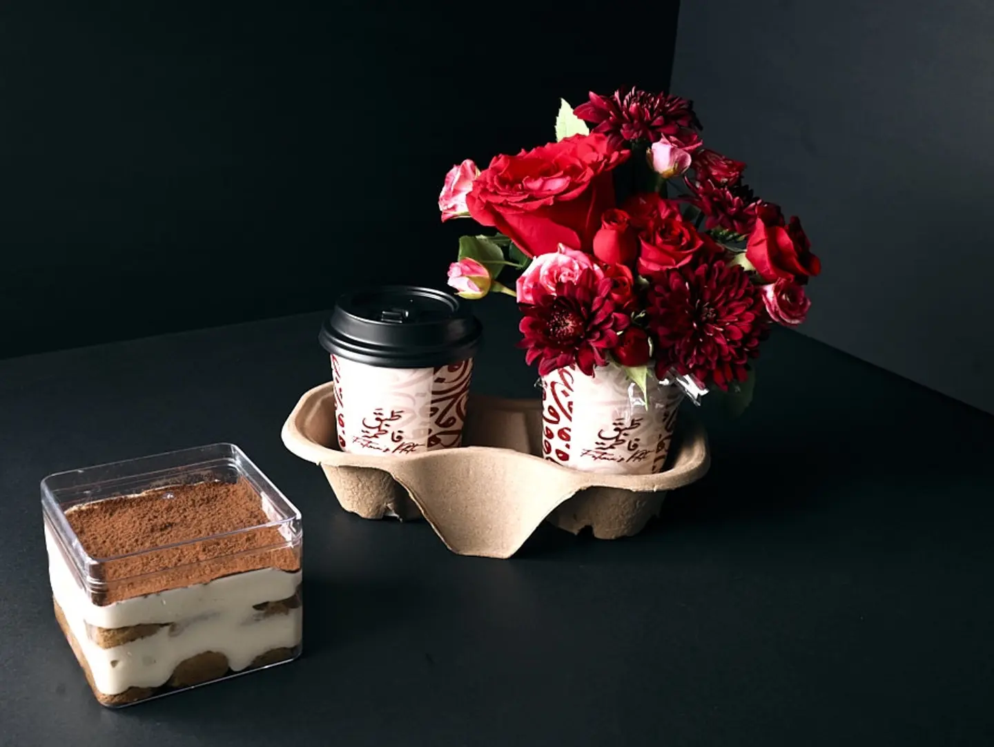 Red Good Mood Coffee With Terameso - Tiramisu