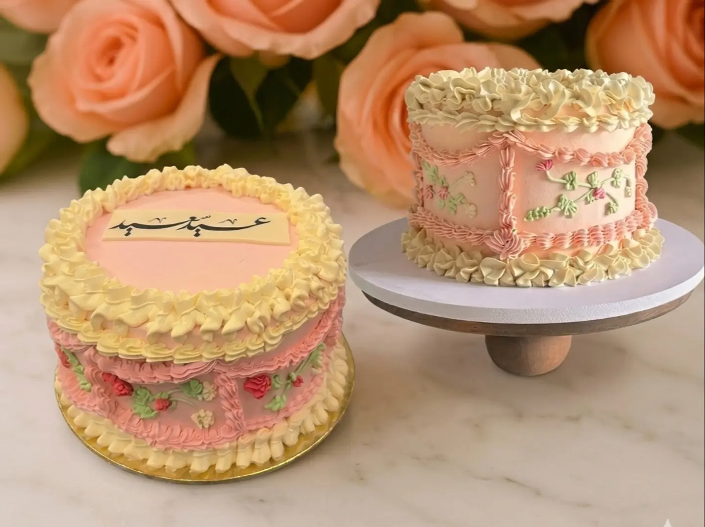 Eid Rose Cake Chocolate