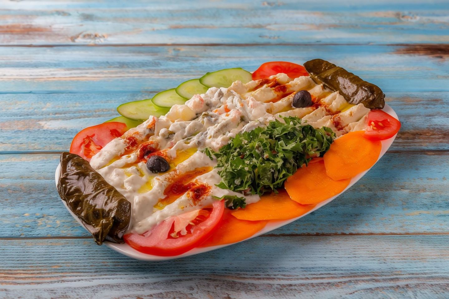 مقبلات عربية مشكل  - كبير