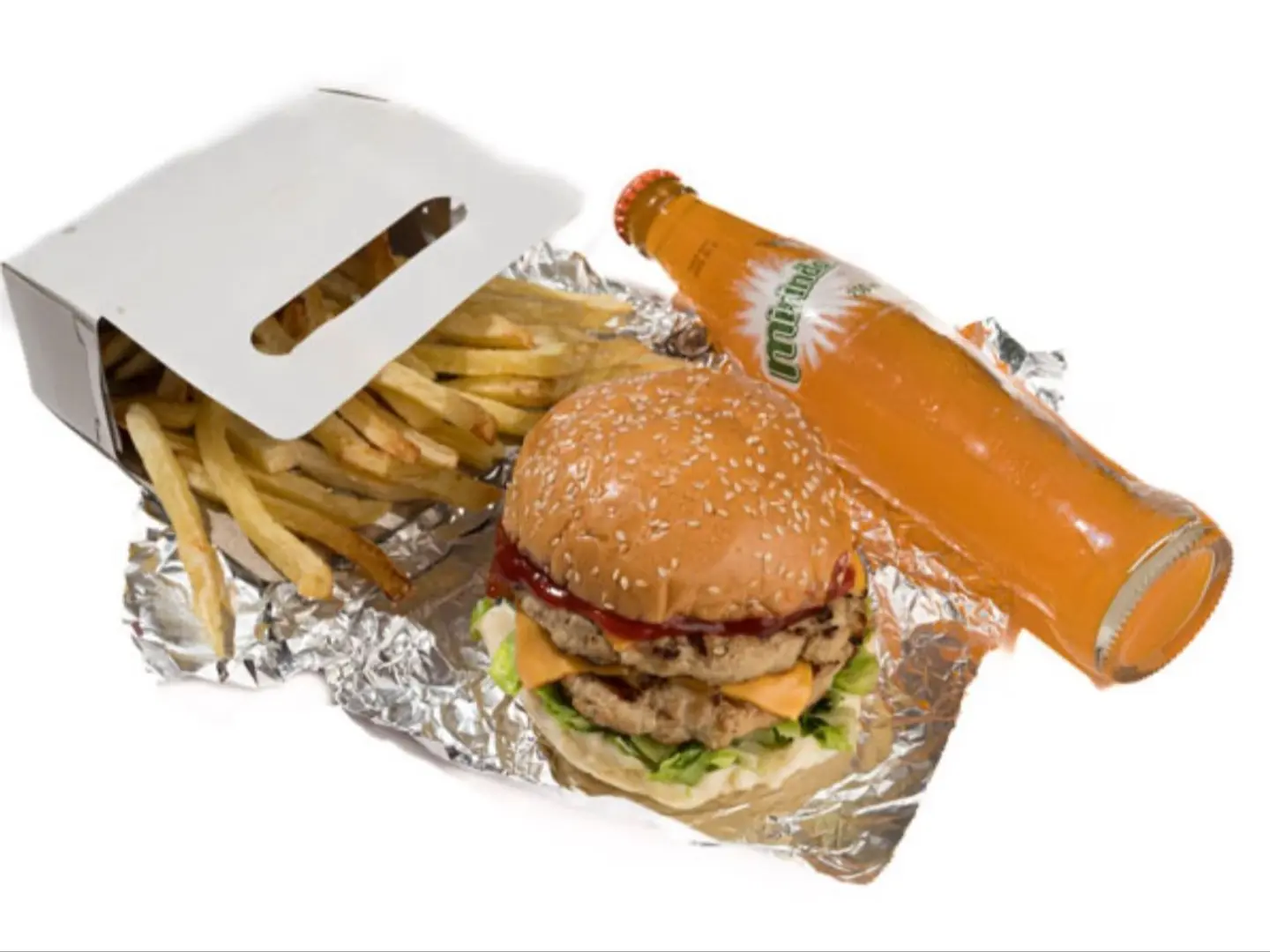 وجبة برجر دجاج دبل