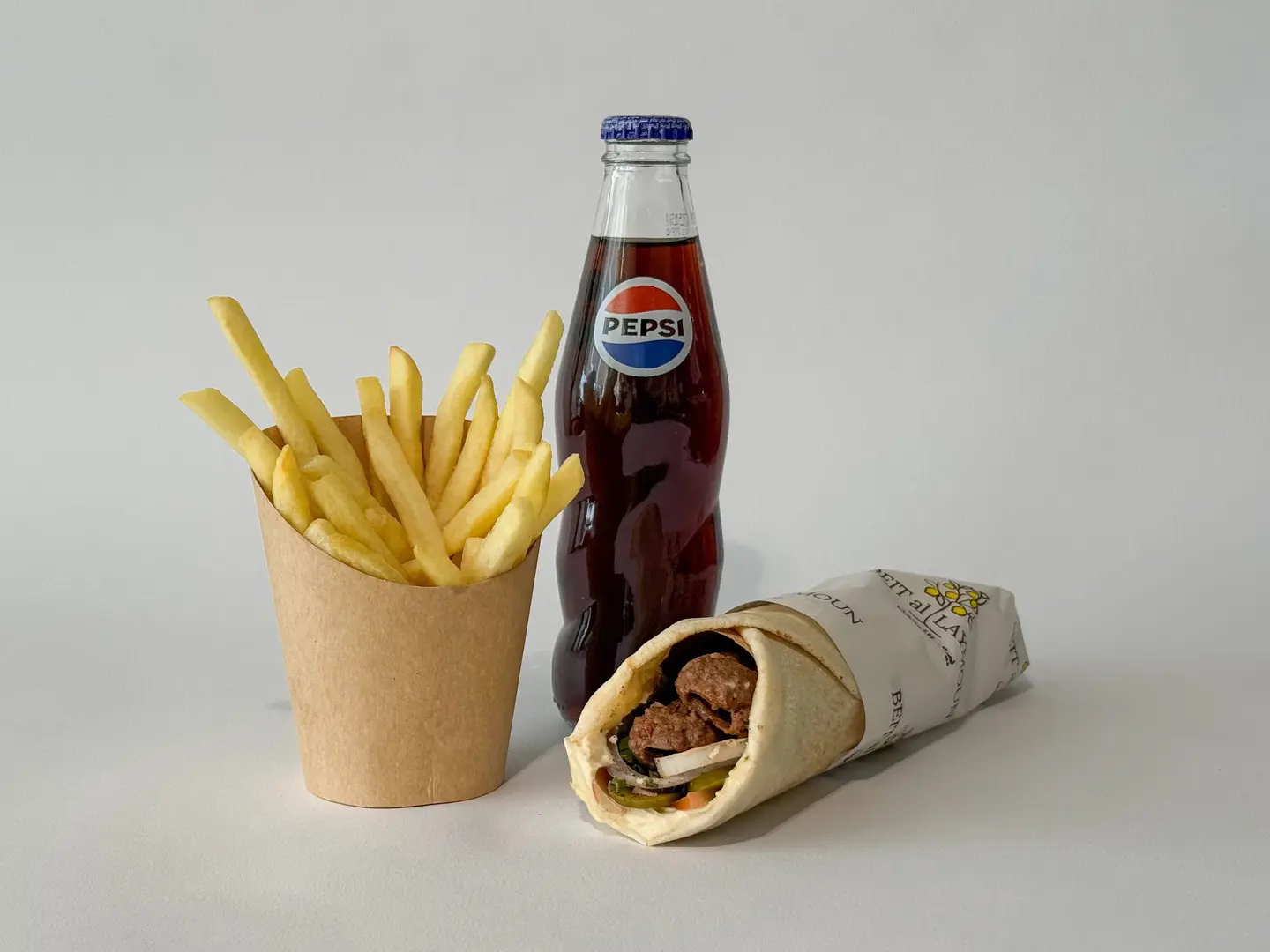 وجبة ساندوتش كباب لحم