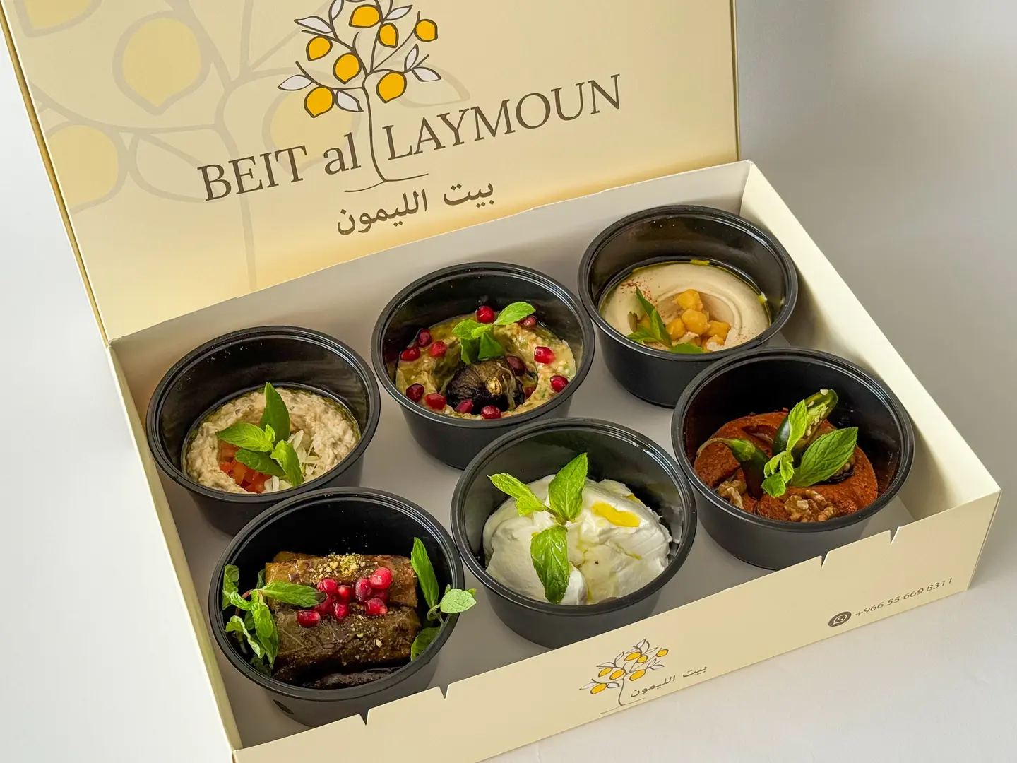 بوكس مقبلات لبنانية الباردة