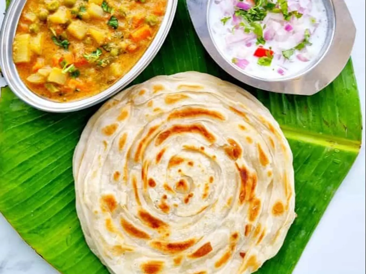 Paratha (2) With Kuruma