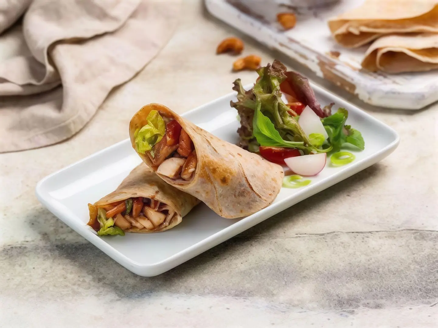 تورتيلا لحم صغير