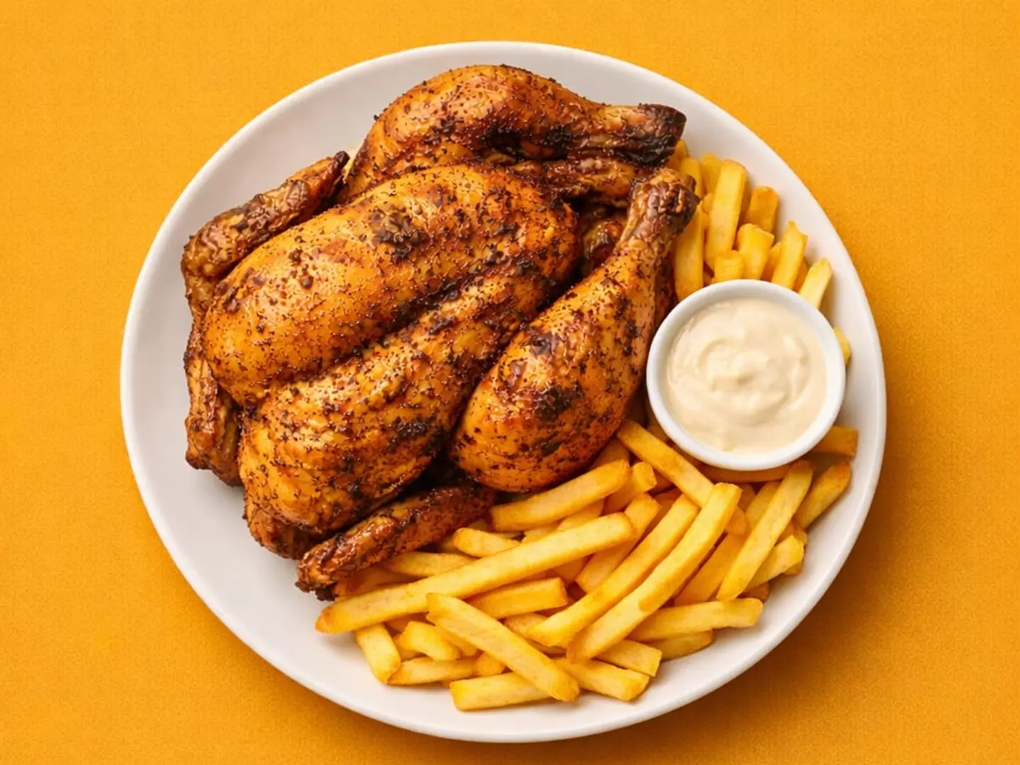 ربع دجاج شوايه بدون رز