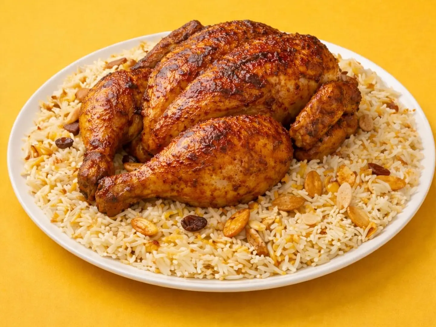 دجاج شوايه مع رز
