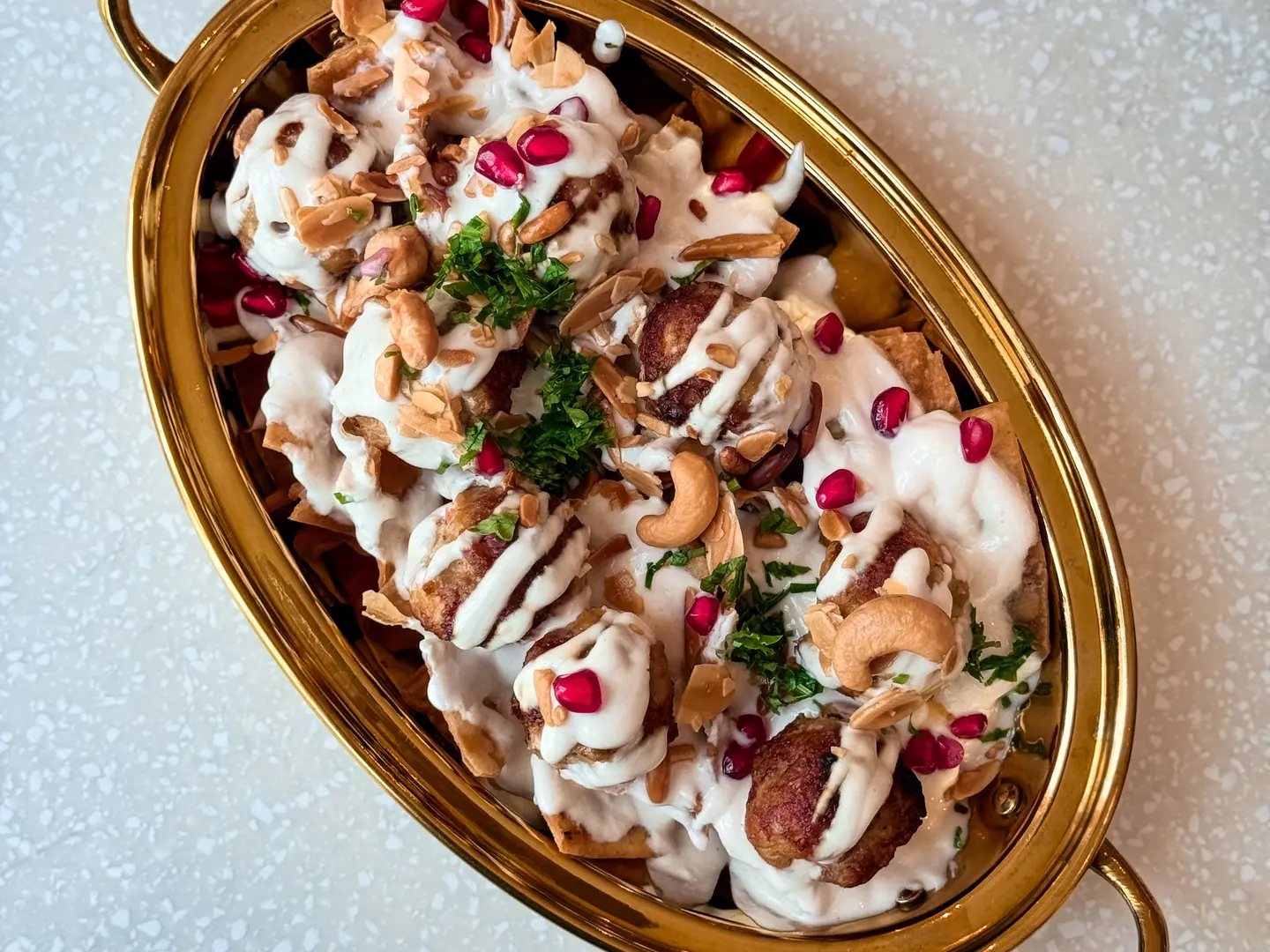 فتة كباب دجاج