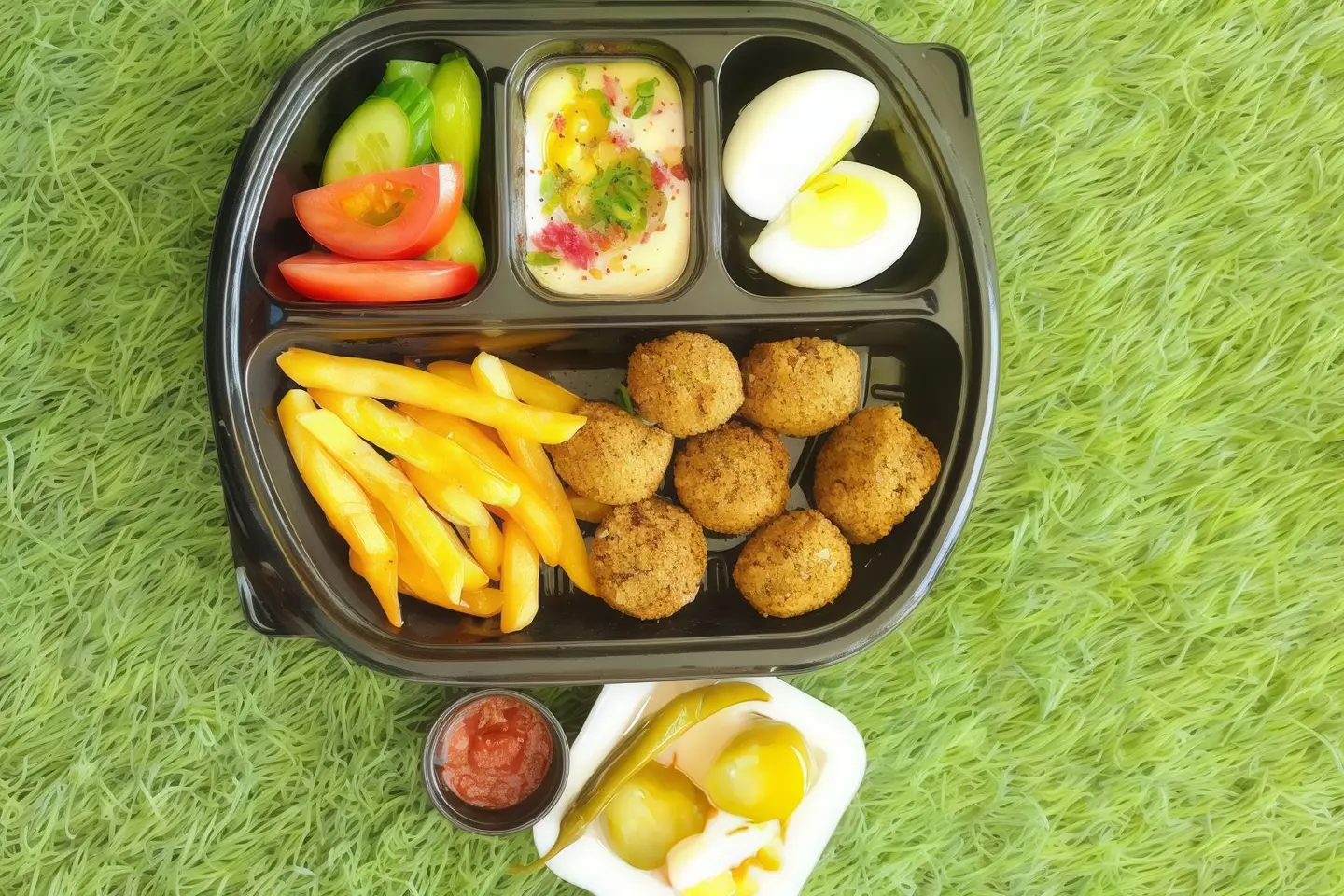 Mixed Meal With Egg