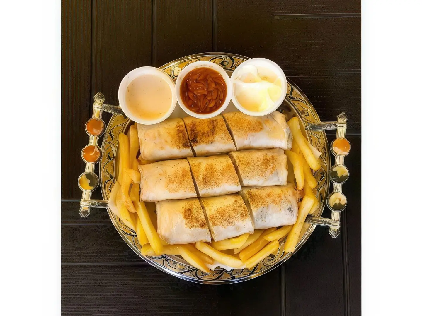 شاورما دجاج عربي بالجبن