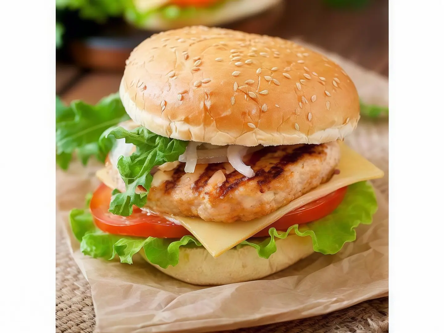 برجر دبل دجاج