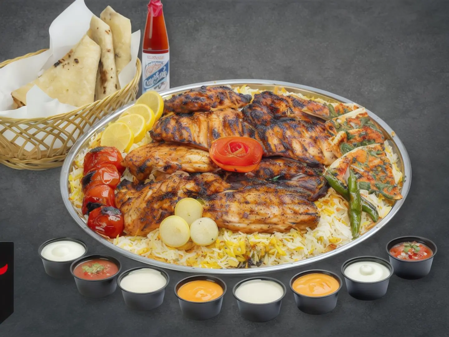 وليمه دجاج مسحب