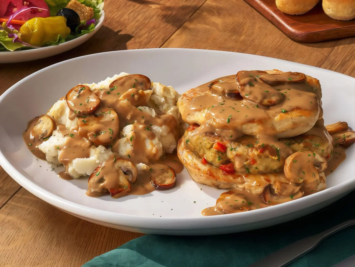 Stuffed Chicken Marsala