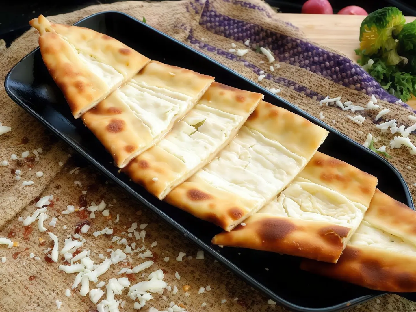 فطاير جبن سائل