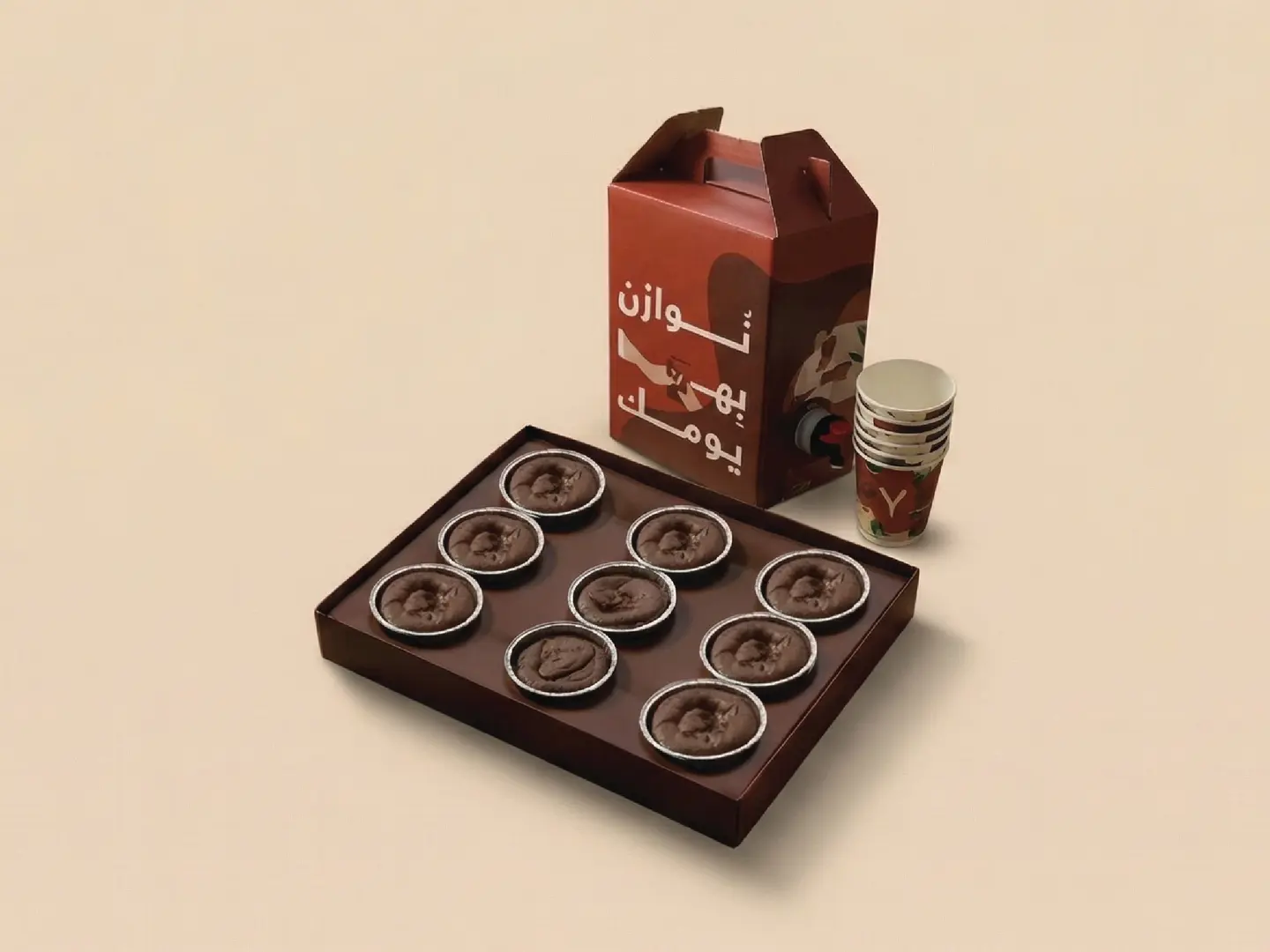 بوكس السوفليه و قهوة