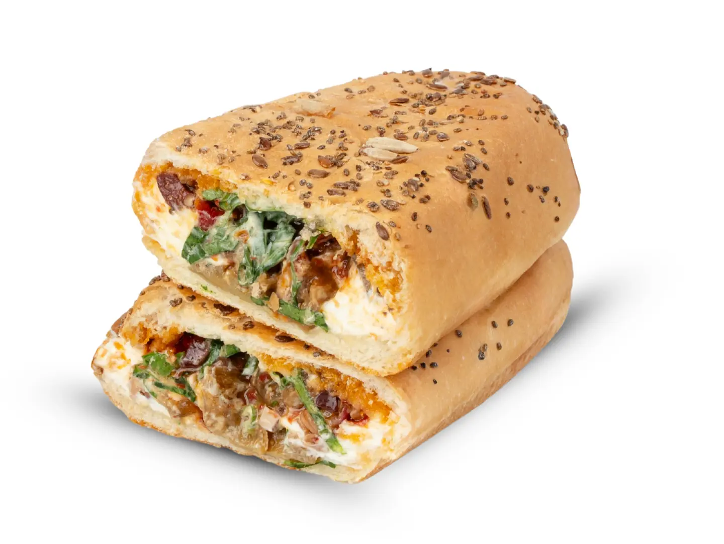 Labneh Sandwich With Makdous