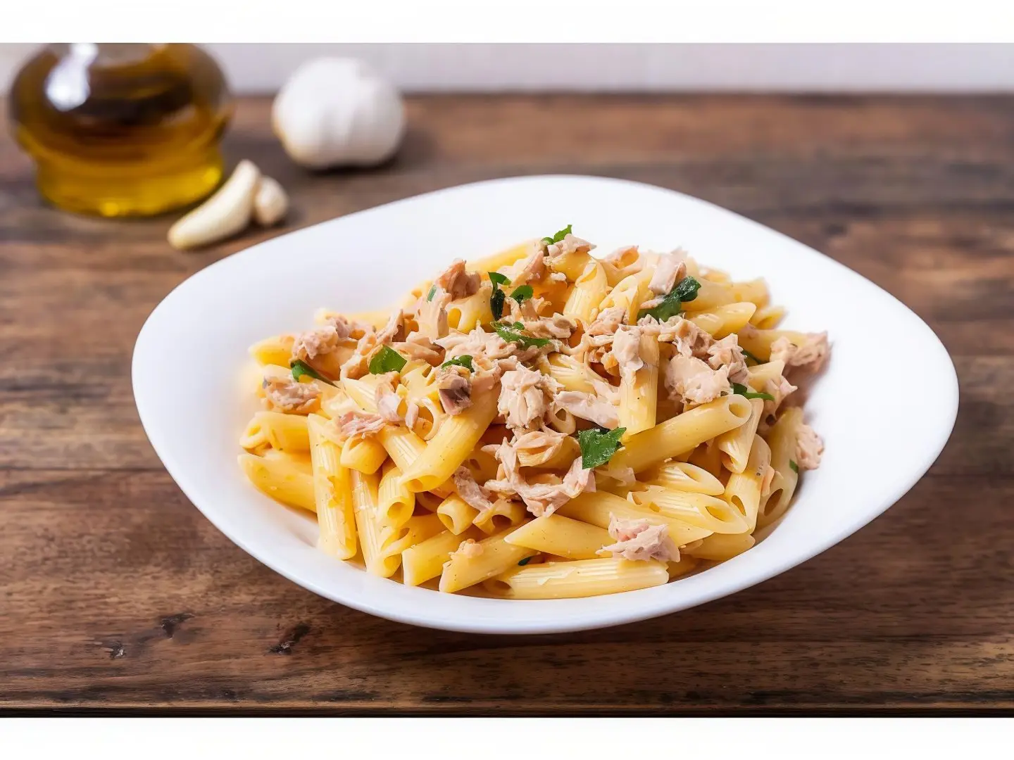 سلطة مكرونة بالتونة