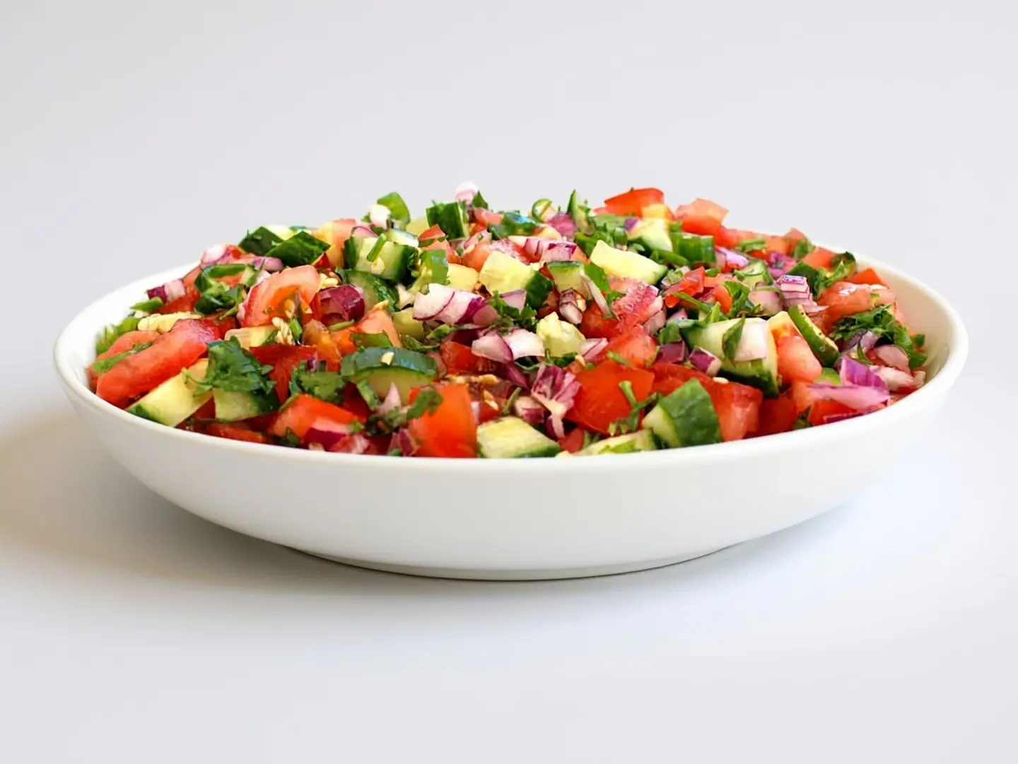 سلطة خضراء ناعمة