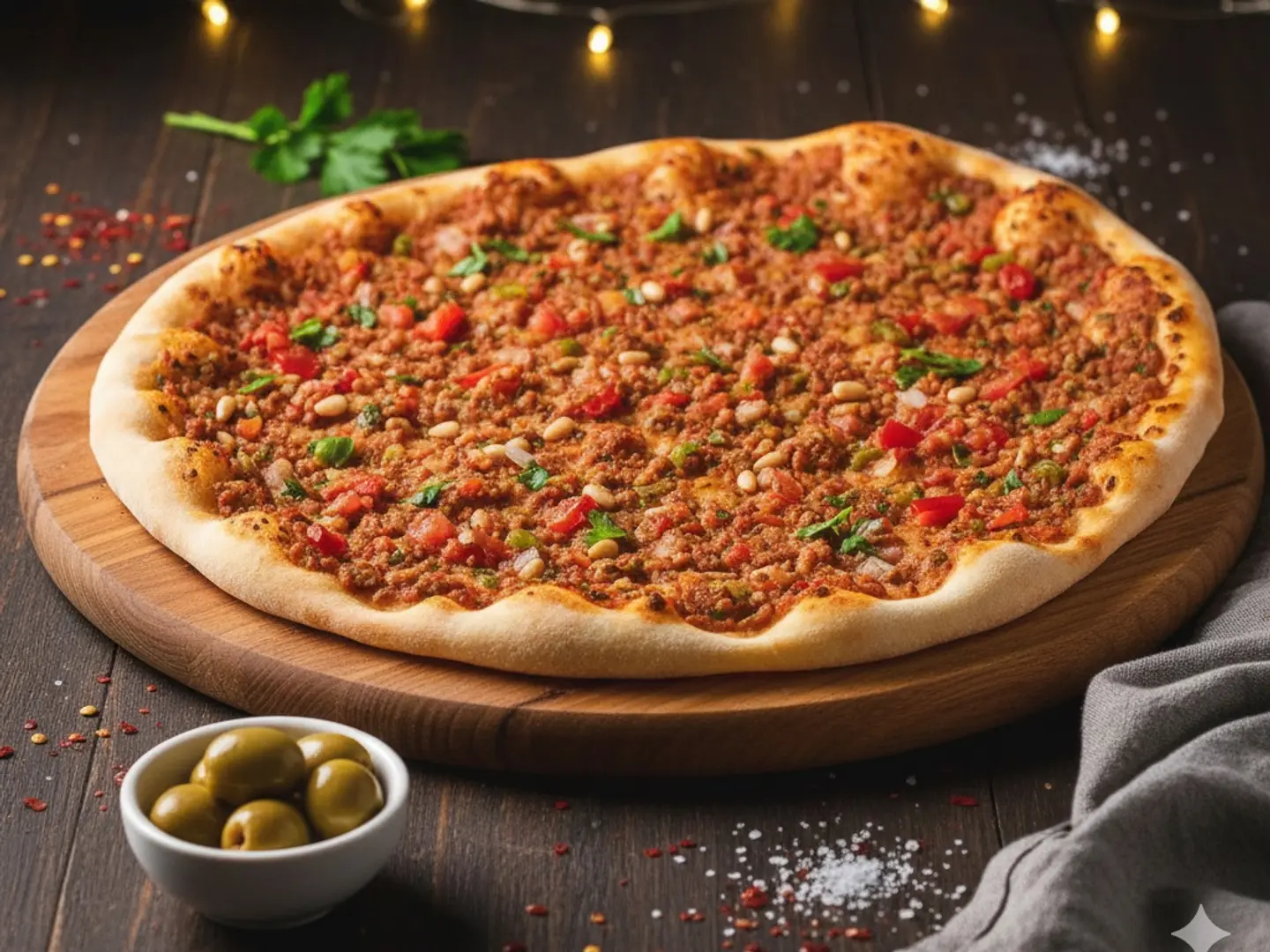 بيتزا شامية-وسط