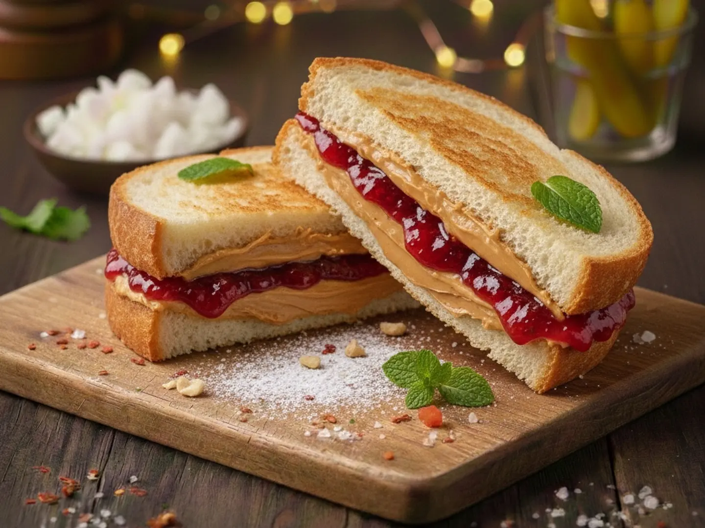 Cheese & Jam Sandwich
