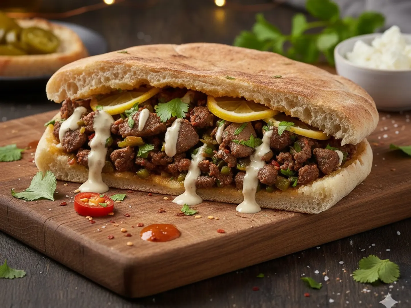 ساندوتش كبدة