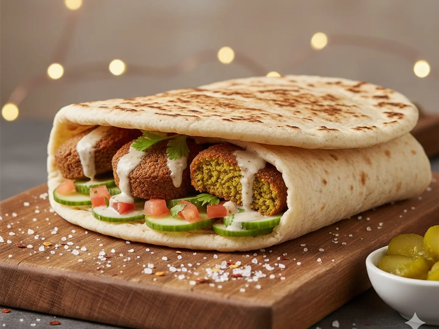 فلافل عيش شامي