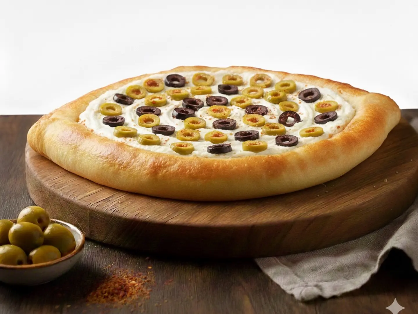 فطيرة لبنة بالزيتون