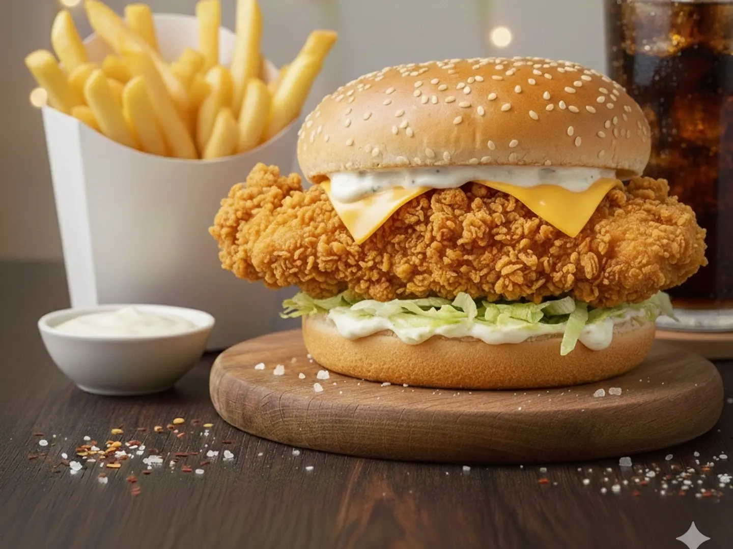 وجبة برجر زنجر