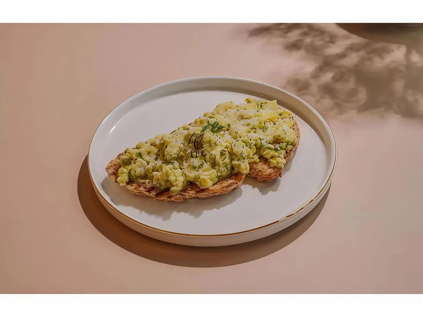 Peas With Eggs