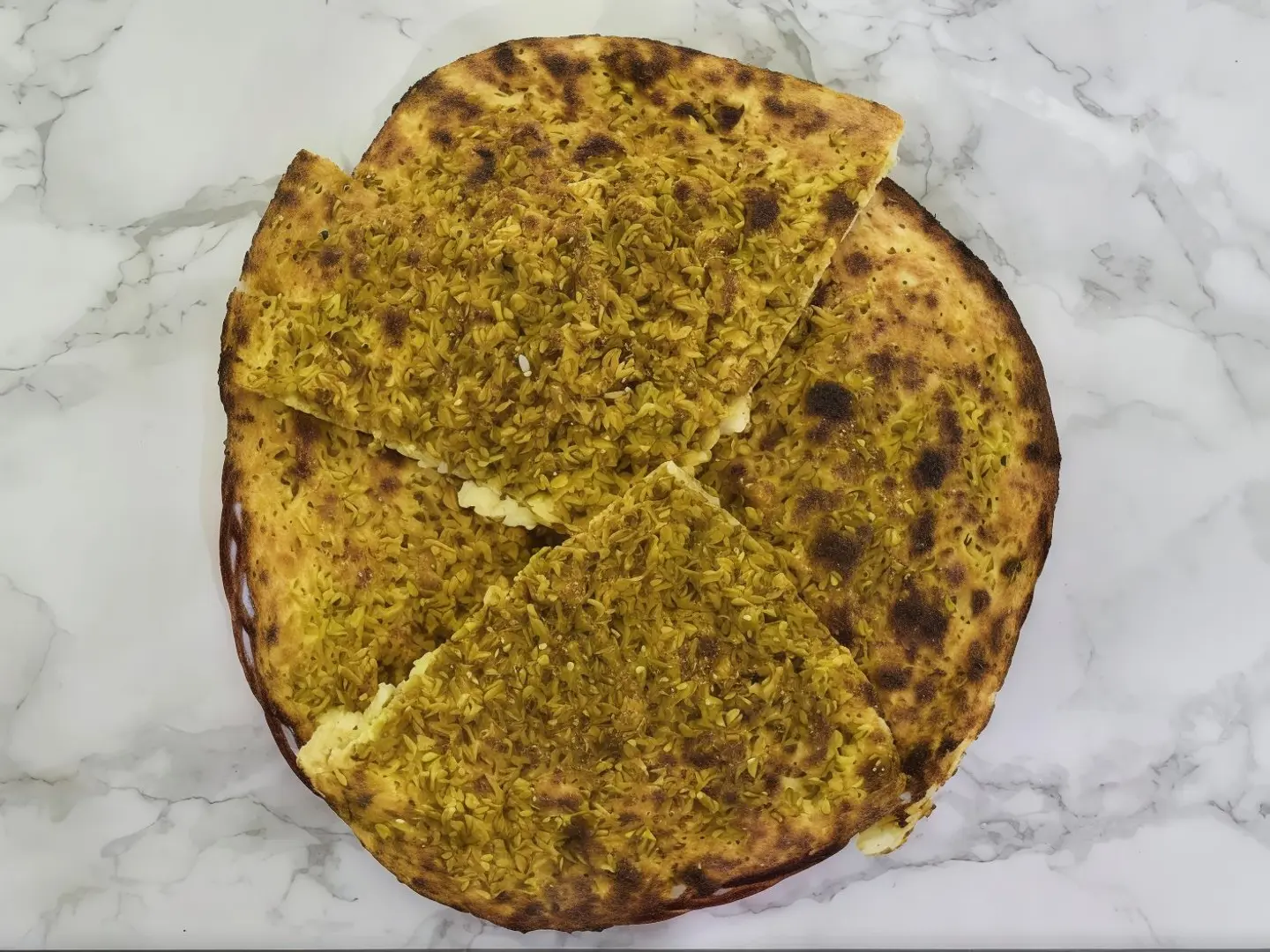 خبز تميس زعتر