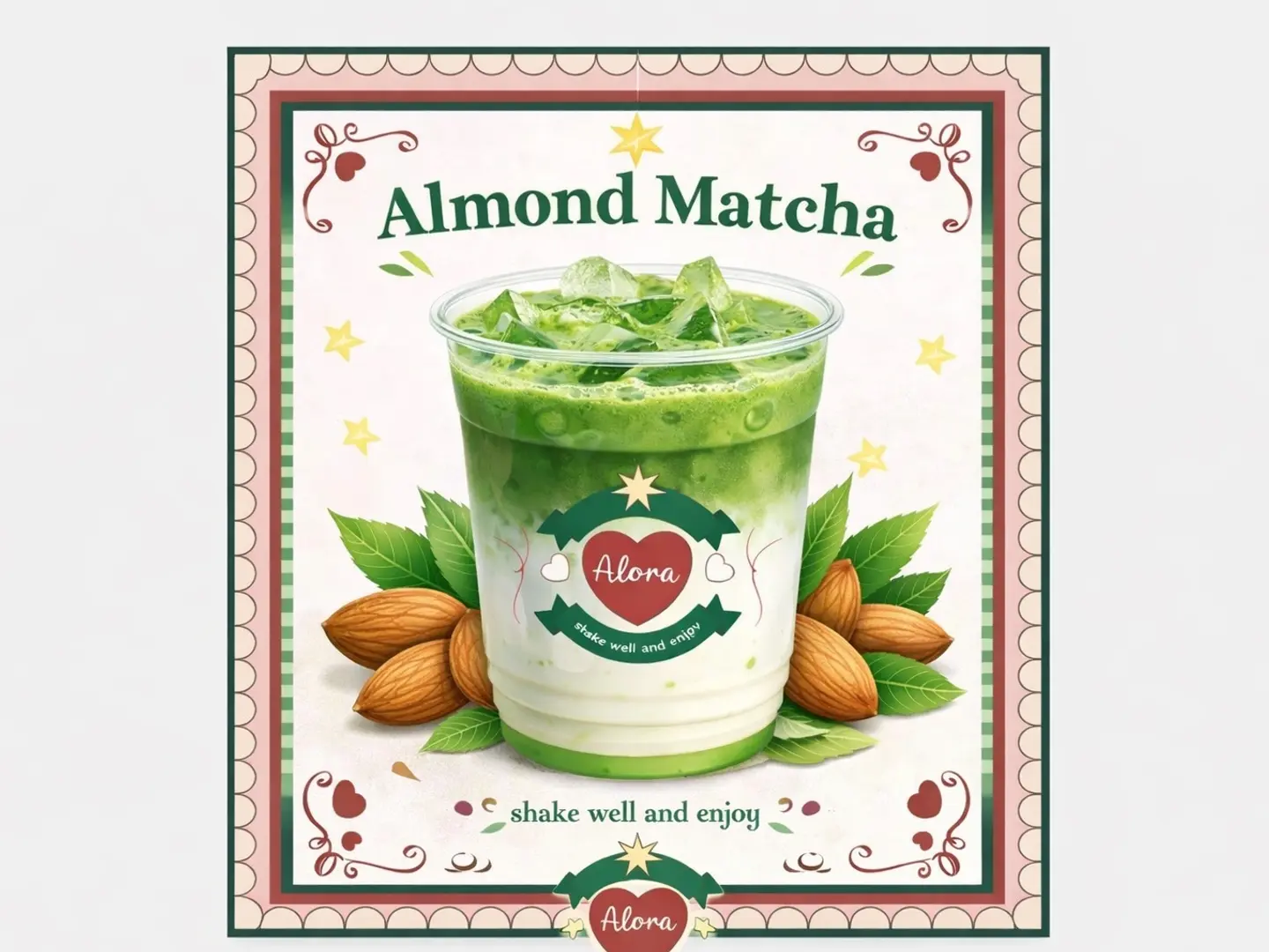 ماتشا اللوز